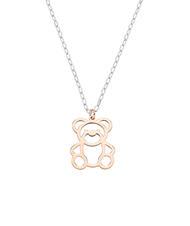 AMEN COCCOLE Collana in argento con charm orsetto - Collane