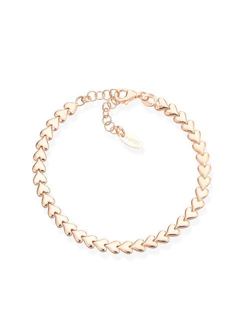 AMEN AMORE Bracciale maglia cuori rose - Bracciali Donna