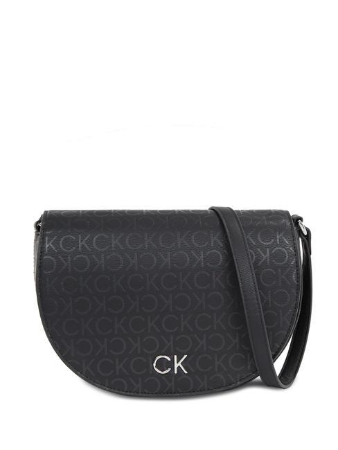 CALVIN KLEIN CK DAILY Borsetta a tracolla blackmono - Borse Donna