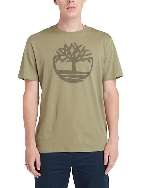 TIMBERLAND KBEC RIVER T-shirt a mezze maniche cassel earth/grape leaf - T-shirt Uomo