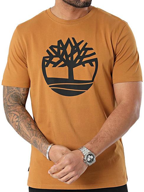 TIMBERLAND KBEC RIVER T-shirt a mezze maniche wheat boot/black - T-shirt Uomo