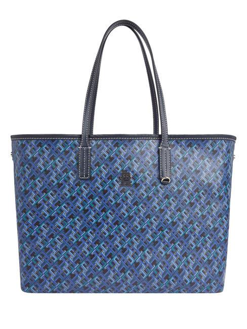 TOMMY HILFIGER TH MONOPLAY Shopping Bag space blue - Borse Donna