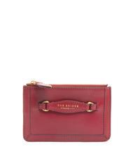 THE BRIDGE BETTINA  Portamonete in pelle berry abb. oro - Portafogli Donna - 1