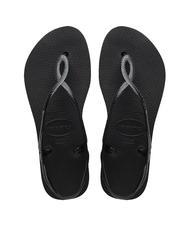 HAVAIANAS LUNA FLATFORM Sandalo infradito flatform NERO - Scarpe Donna - 1