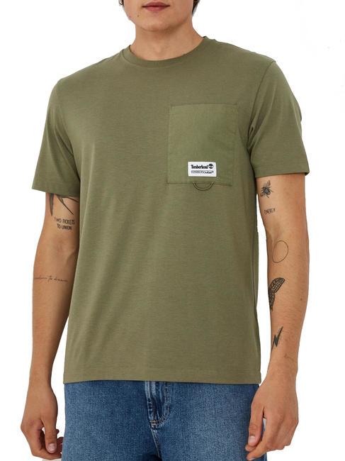 TIMBERLAND SS POCKET T-shirt a maniche corte cassel earth - T-shirt Uomo