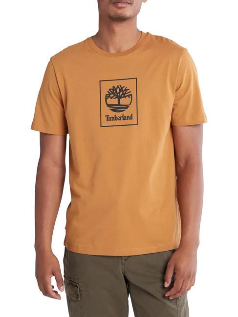 TIMBERLAND STLG SS T-Shirt in cotone wheat boot/black - T-shirt Uomo