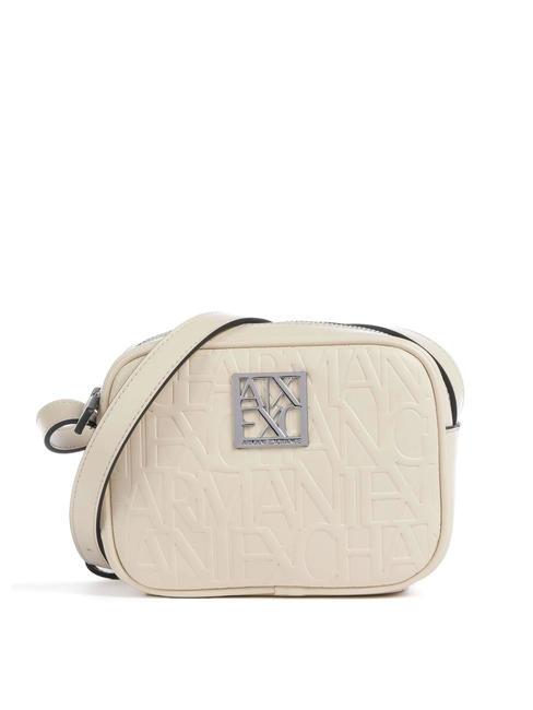 ARMANI EXCHANGE LOGO EMBOSSED Mini bag a tracolla dusty ground - Borse Donna