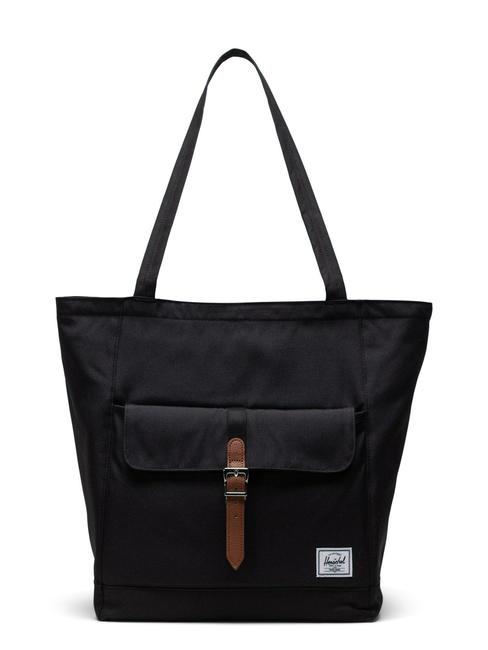 HERSCHEL RETREAT Borsa tote a spalla porta pc 14" NERO - Borse Donna