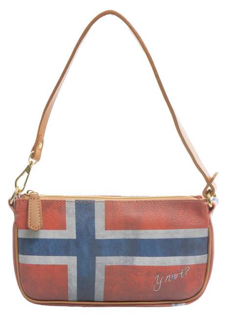 YNOT FLAG VINTAGE  Mini Baguette a tracolla norvegia - Borse Donna