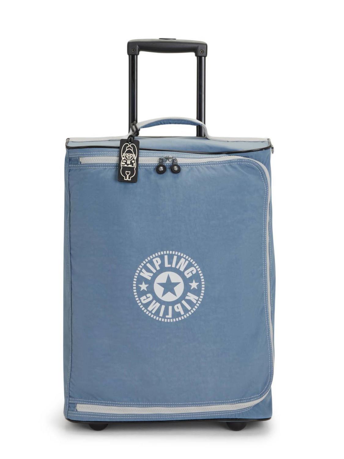 CEDON Shopper Pieghevole Blue Bagagli – Borsa Riutilizzabile In Poliestere Con Motivo Foglie, 57cm