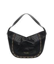 BRACCIALINI NORA Borsa sacca in pelle nero - Borse Donna - 1