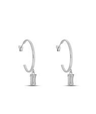 ALVIERO MARTINI PRIMA CLASSE BROADWAY Orecchini cerchio con pendente - Orecchini