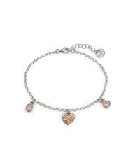 Bracelet Femme ALVIERO MARTINI - Cordon En Acier Argenté - Neuf Avec étiquettes