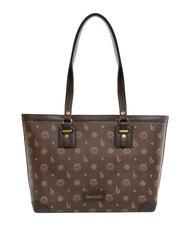 BRACCIALINI MONOGRAM Borsa shopping a spalla marrone - Borse Donna - 1