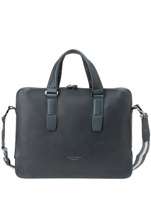 PIQUADRO PIONEER Cartella porta PC 14" blu - Cartelle Lavoro