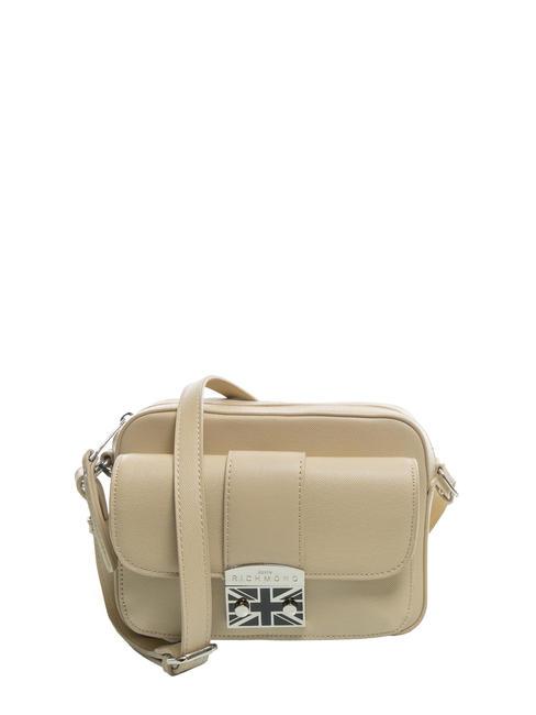 JOHN RICHMOND OSAKUE Borsa camera case a tracolla beige - Borse Donna