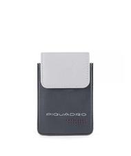 PIQUADRO URBAN Portacard in pelle grigio - Portafogli Uomo - 1