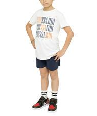 TRUSSARDI ROJI Set t-shirt e bermuda in cotone - Tute bambini