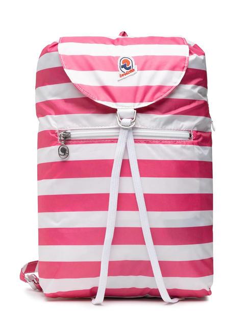 INVICTA MINISAC VINTAGE Zaino pieghevole rosa bianco - Zaini Scuola & Tempo Libero