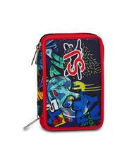 SJGANG FACCE DA SJ Astuccio 3 zip con kit scuola - Astucci e Accessori