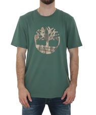 TIMBERLAND KENNEBEC RIVER TREE LOGO T-shirt in cotone - T-shirt Uomo