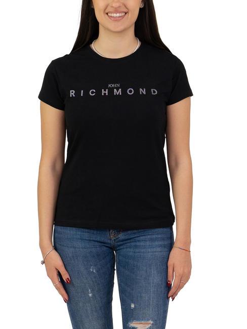 JOHN RICHMOND MARTIS T-shirt in cotone black/blk - T-shirt e Top Donna