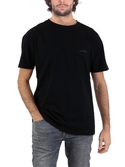 ASPESI BASIC T-shirt in cotone con logo black - T-shirt Uomo