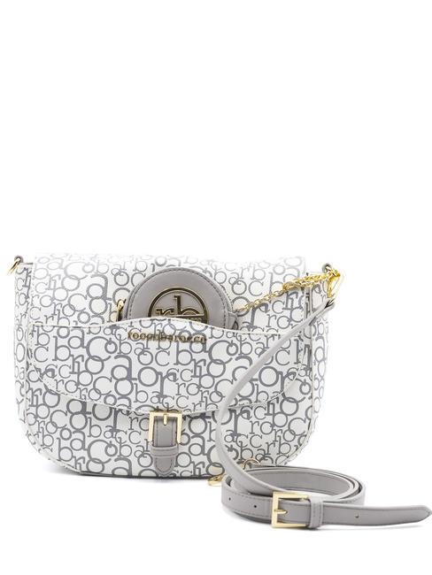 ROCCOBAROCCO GIADA Borsa a tracolla grigio/bianco - Borse Donna