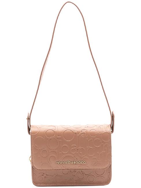 ROCCOBAROCCO RUBINO Borsa a spalla con tracolla cipria - Borse Donna