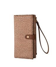 BORBONESE CLASSICA Portafoglio tasca porta smartphone beige brown - Portafogli Donna - 1