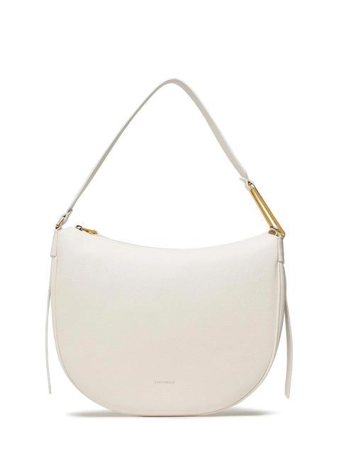 COCCINELLE PRISCILLA Borsa a spalla, in pelle coconut milk - Borse Donna