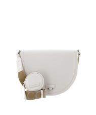 COCCINELLE BLAIRE RIBBON Borsa pelle con flap e pouch coconut milk - Borse Donna - 1