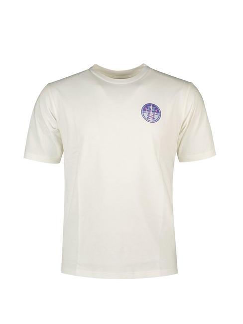 NORTH SAILS MASERATI T-shirt cotone logo cangiante white - T-shirt Uomo