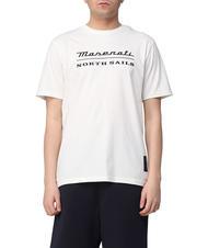 NORTH SAILS MASERATI T-shirt in cotone maxi stampa - T-shirt Uomo