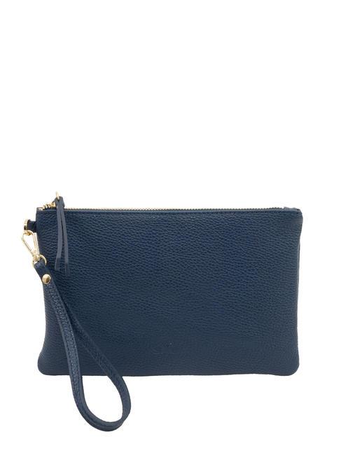 LESAC ROBERTA Pochette in pelle dollaro jeans - Borse Donna