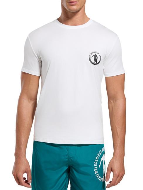 BIKKEMBERGS PUPINO  T-shirt a maniche corte white - T-shirt Uomo