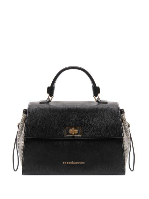 ROCCOBAROCCO MIA Borsa cartelletta con tracolla black - Borse Donna