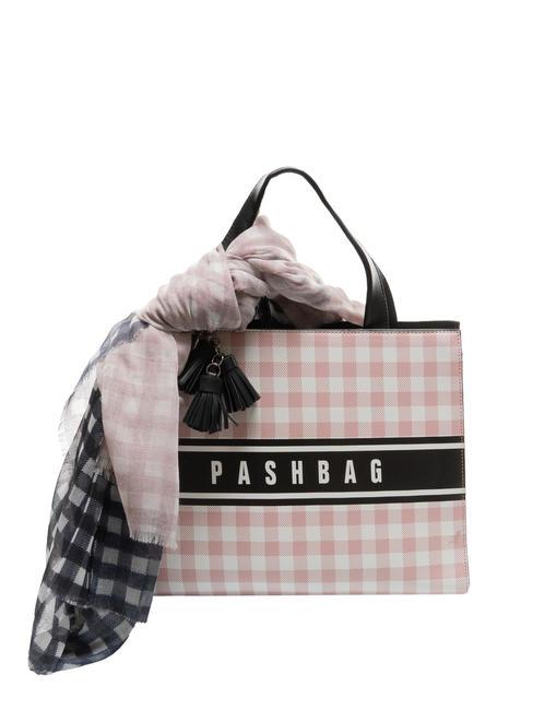 PASH BAG TWEEDY Borsa a mano con foulard multicolor - Borse Donna