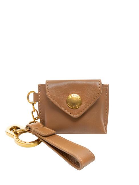 THE BRIDGE STORY DONNA Astuccio portachiavi in pelle havana/abb.oro - Portachiavi
