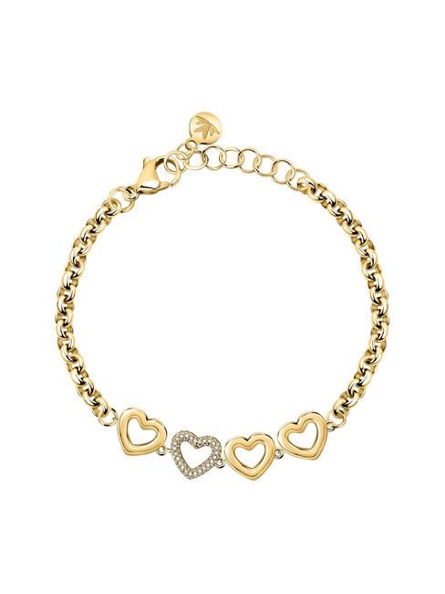MORELLATO BAGLIORI Bracciale 4 charm cuore oro - Bracciali Donna