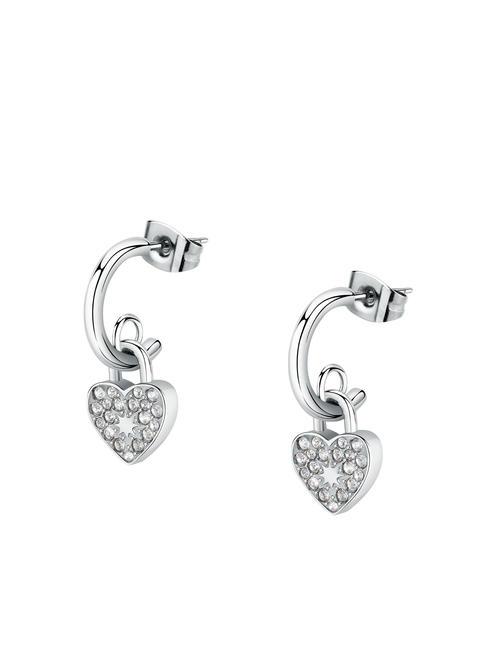 MORELLATO ABBRACCIO Orecchini charm cuore con zirconi blanc - Orecchini
