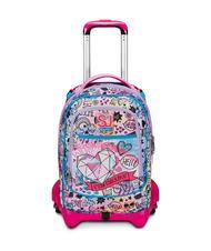 SJGANG COLORJAM Zaino Trolley Sganciabile, 3 ruote - Zaini con carrello