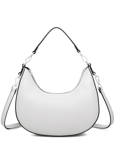 ROCCOBAROCCO NINA Borsa mezzaluna a spalla white - Borse Donna