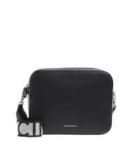 COCCINELLE TEBE Borsa piccola pelle martellata Nero - Borse Donna - 1