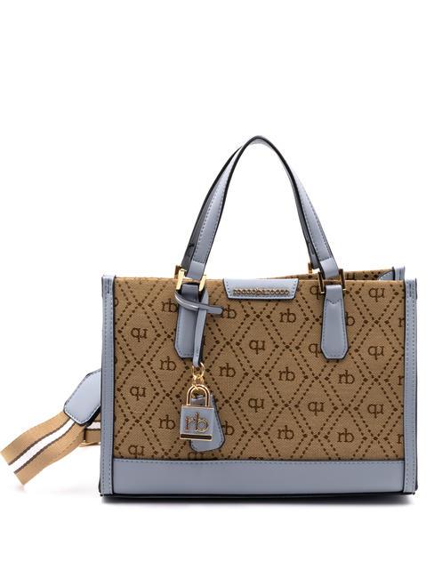 ROCCOBAROCCO FRIDA  Borsa a mano, con tracolla sky blue - Borse Donna