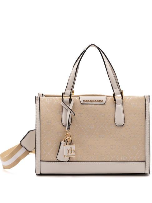 ROCCOBAROCCO FRIDA  Borsa a mano, con tracolla off white - Borse Donna