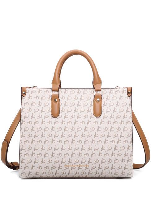 ROCCOBAROCCO MONOGRAM Logo Borsa a mano, con tracolla white - Borse Donna