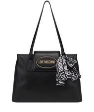 LOVE MOSCHINO FOULARD Borsa shopping Nero - Borse Donna - 1