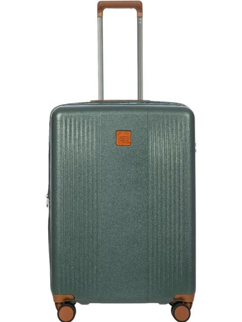TROLLEY BRICS ferrara trolley 79cm exp policarbonato 4r Verde GRA  scelta=P Verd