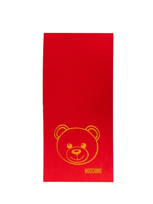 MOSCHINO BEAR Sciarpa in lana rosso - Sciarpe